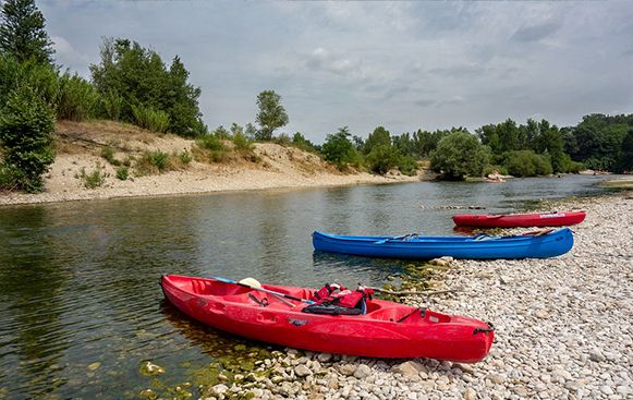 CANÖE <br>Kayak sur la rivière Drôme